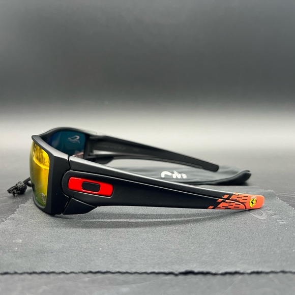 Oakley Polarized Fuel Cells | Black Frame with Red Lens - Picture 3 of 6